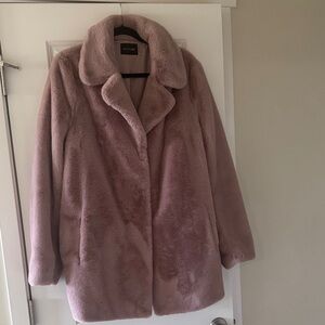 Dolce Cabo Lavender Faux Fur Jacket